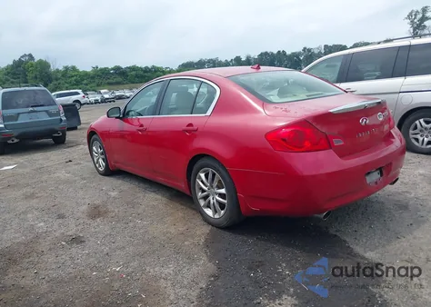 2008 Infiniti G35X z USA, uszkodzony, nr VIN JNKBV61F78M254193